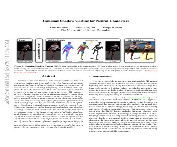 Paper thumbnail for Gaussian Shadow Casting for Neural Characters