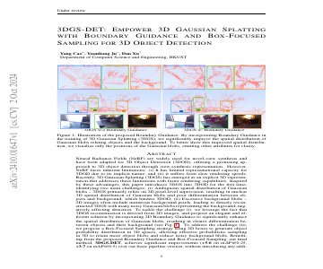 Paper thumbnail for 3DGS-DET: Empower 3D Gaussian Splatting with Boundary Guidance and Box-Focused Sampling for 3D Object Detection