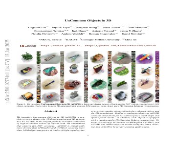 Paper thumbnail for UnCommon Objects in 3D