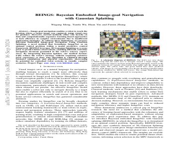 Paper thumbnail for BEINGS: Bayesian Embodied Image-goal Navigation with Gaussian Splatting