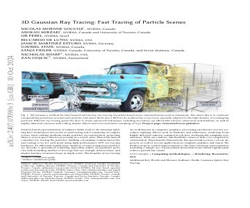 Paper thumbnail for 3D Gaussian Ray Tracing: Fast Tracing of Particle Scenes