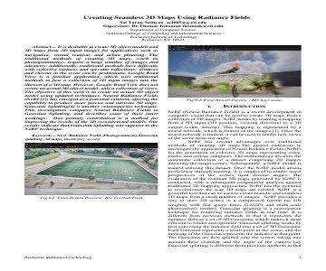 Paper thumbnail for Creating Seamless 3D Maps Using Radiance Fields