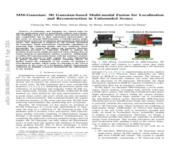 Paper thumbnail for MM-Gaussian: 3D Gaussian-based Multi-modal Fusion for Localization and Reconstruction in Unbounded Scenes